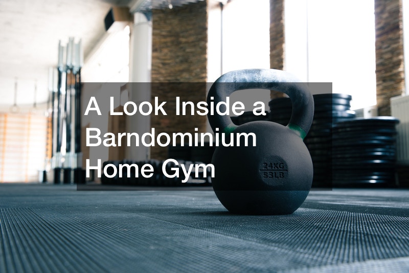 A Look Inside a Barndominium Home Gym